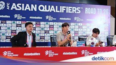 Shin Tae-Yong - Indonesia Vs Australia: Shin Tae-yong Apresiasi Mentalitas Garuda - sport.detik.com - Australia - China - Indonesia - Saudi Arabia - Bahrain