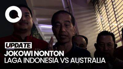 Indonesia Vs Australia Berakhir Imbang, Jokowi: Patut Kita Syukuri