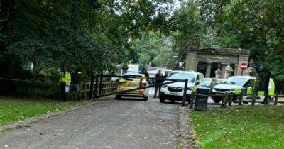 Police and CSI descend on park after body of man discovered