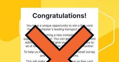 Bee Network scam warning issued over 'unlimited access to all of Manchester's public transport' - manchestereveningnews.co.uk