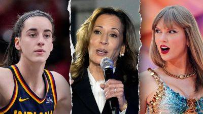 Donald Trump - Caitlin Clark - Kamala Harris - Michael Conroy - Caitlin Clark likes Taylor Swift's endorsement of Harris for president - foxnews.com - Los Angeles - state Indiana - county Harris - state Connecticut