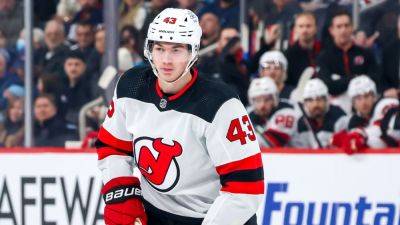 Vancouver Canucks - Connor Bedard - Quinn Hughes - Devils defenseman Luke Hughes out 6-8 weeks with shoulder injury - ESPN - espn.com - state Minnesota - state New Jersey - state Michigan