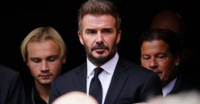 David Beckham among mourners at Sven-Goran Eriksson’s funeral in Sweden