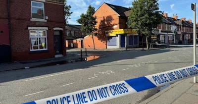 Police cordon in place after gunman cyclist opens fire at house in shooting - manchestereveningnews.co.uk