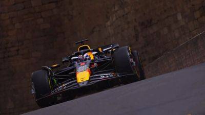 Verstappen fastest in Baku as Leclerc crashes