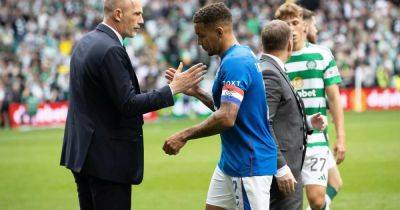 Clement shields James Tavernier from Rangers fan ire as he comes out swinging to defend a 'REAL captain'