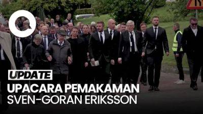 David Beckham - Sven-Goran Eriksson - David Beckham Hadiri Upacara Pemakaman Sven-Goran Eriksson - sport.detik.com