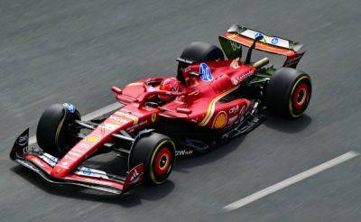 Charles Leclerc Bounces Back From Crash To Top Practice Times For Azerbaijan GP