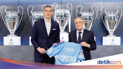 Sah! Andriy Lunin Lanjut di Real Madrid Hingga 2030