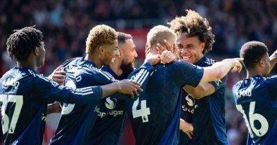 Marcus Rashford - Bruno Fernandes - Matthijs De-Ligt - Alejandro Garnacho - Touchline exchange pays off for Manchester United in perfect win vs Southampton - manchestereveningnews.co.uk