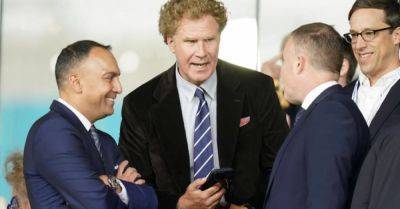 Hollywood star Will Ferrell in Elland Road stands as Leeds host Burnley