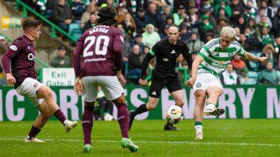 Kyogo Furuhashi - Kasper Schmeichel - Paulo Bernardo - Craig Gordon - James Penrice - James Forrest - Steven Naismith - Luke Maccowan - Lawrence Shankland - Alan Muir - New signing Arne Engels and Luke McCowan extend Celtic's perfect record - rte.ie - Scotland - Japan