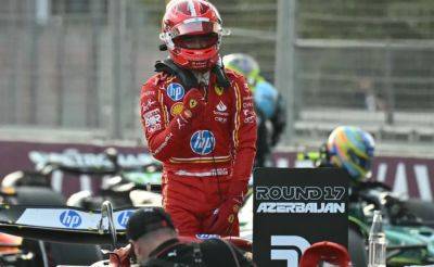 Ferrari's Charles Leclerc Claims Fourth Straight Pole In Azerbaijan GP