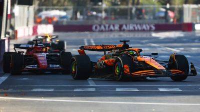 Max Verstappen - Lewis Hamilton - George Russell - Sergio Perez - Charles Leclerc - Carlos Sainz - Pierre Gasly - Lando Norris - Oscar Piastri - Oscar Piastri wins Azerbaijan Grand Prix, Lando Norris cuts lead - rte.ie - Britain - Azerbaijan