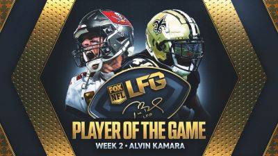 Tom Brady’s LFG Player of the Game for Week 2: Saints RB Alvin Kamara