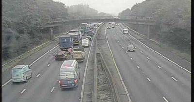 M6 LIVE traffic updates: Long delays on stretch of motorway amid crash