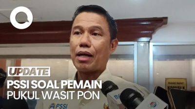 PSSI Investigasi Pemain Sepakbola Pukul Wasit PON, Siap Beri Sanksi