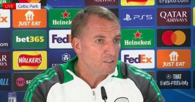 Brendan Rodgers - Brendan Rodgers slaps down Celtic Champions League narrative as bullish boss bins record people 'cry about' - dailyrecord.co.uk - Scotland