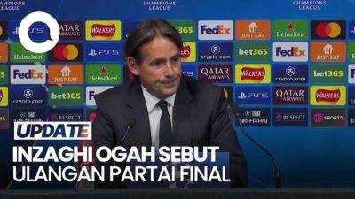 Simone Inzaghi - Inter Milan - Man City Vs Inter: Bukan Laga Balas Dendam Final Liga Champions - sport.detik.com