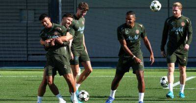 Injury boost as trio join first team training - inside Man City preparations for Inter