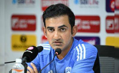 "Can Take On Any Spin Unit": Gautam Gambhir On India's Batting Lineup