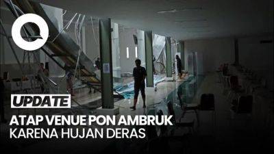 Atap Venue Cabor Menembak PON Ambruk, Kemenko PMK: Karena Kejadian Alam!