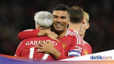 Saat Casemiro Cegat Garnacho Berselebrasi ala CR7