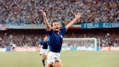 Diego Maradona - Gabriele Gravina - Salvatore 'Totò' Schillaci, the Italy striker who was top scorer at 1990 World Cup, dies at 59 - cbc.ca - Germany - Italy - Argentina - Japan - Instagram