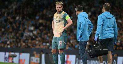 Kevin De-Bruyne - Mikel Arteta - Martin Odegaard - Phil Foden - Ilkay Gundogan - Yann Sommer - Man City handed Kevin De Bruyne injury scare for Arsenal as star limps off vs Inter Milan - manchestereveningnews.co.uk - Belgium - Brazil