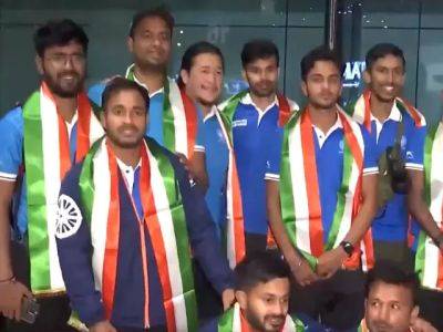 Indian Hockey Team Arrive In Delhi After Winning Asian Champions Trophy 2024