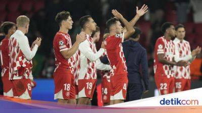 Nuno Mendes - Luis Enrique - Paulo Gazzaniga - Debut Patah Hati Girona di Liga Champions - sport.detik.com