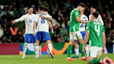 Republic of Ireland slide down to 62nd in world rankings - rte.ie - Britain - France - Finland - Belgium - Netherlands - Spain - Portugal - Italy - Brazil - Colombia - Argentina - Ireland - county Green - Greece