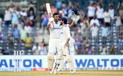 Rohit Sharma - Ravichandran Ashwin - Ravindra Jadeja - 1st Test, Day 1: Ravichandran Ashwin-Ravindra Jadeja Tango Saves India After Hasan Mahmud's Early Strikes - sports.ndtv.com - India - Bangladesh