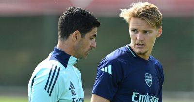 Mikel Arteta - Martin Odegaard - Micah Richards - Peter Schmeichel - Mikel Merino - Riccardo Calafiori - Latest Arsenal injury news vs Man City as Martin Odegaard update finally given - manchestereveningnews.co.uk - Norway - Austria