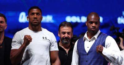 Anthony Joshua - Eddie Hearn - Joe Joyce - Daniel Dubois - How much Anthony Joshua will earn: Purse and prize money for Daniel Dubois fight - dailyrecord.co.uk - Britain