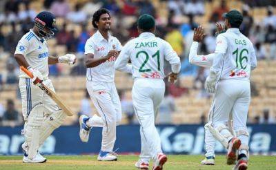 Shakib Al-Hasan - Rohit Sharma - Yashasvi Jaiswal - Bangladesh Pacer Hasan Mahmud Joins Dale Steyn To Record Rare Feat In 1st Test Against India - sports.ndtv.com - South Africa - India - Bangladesh - county Dale