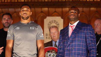 Anthony Joshua - Robert Helenius - Francis Ngannou - Otto Wallin - Daniel Dubois - Filip Hrgovic - Anthony Joshua vows to 'break' Daniel Dubois in heavyweight title at Wembley - ESPN - espn.com - Britain - county Dubois