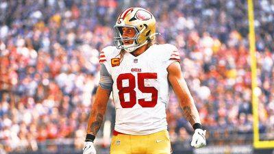 49ers' George Kittle reportedly absent from practice with hamstring tightness