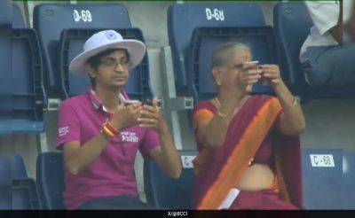 Ravichandran Ashwin - Elderly Lady In Stands Celebrates R Ashwin's Century At Chepauk, Video Goes Viral - sports.ndtv.com - India - Bangladesh