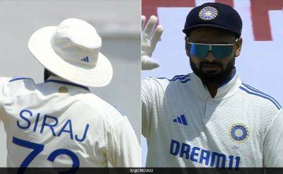 Rohit Sharma - Mohammed Siraj - Rishabh Pant - Watch: Rishabh Pant Convinces Rohit Sharma To Not Take DRS, Siraj Fumes On Seeing Replay - sports.ndtv.com - India - Bangladesh