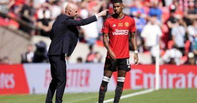 Christian Eriksen - Marcus Rashford - Red Devils - Erik X (X) - Man Utd - Alejandro Garnacho - Erik Ten Hag backs Marcus Rashford to take confidence from recent goals - breakingnews.ie