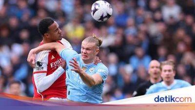 Fox Sports - Erling Haaland - William Saliba - Liga Inggris - Man City Vs Arsenal: Misi Saliba Redam Haaland Lagi - sport.detik.com