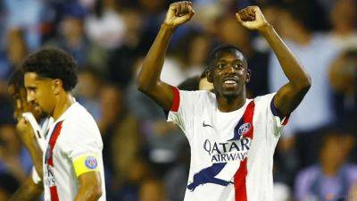 Dembele keeps getting better, says PSG boss Luis Enrique