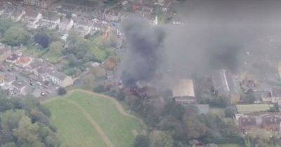 Gorseinon fire updates as major blaze takes hold of former school building