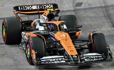 Mclaren's Lando Norris Sets Singapore Pace As Struggling Max Verstappen 15th