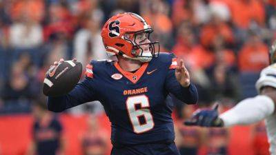 Kyle Maccord - Kyle McCord is letting it rip at Syracuse - ESPN - espn.com - Georgia - state Ohio