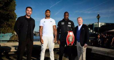 Anthony Joshua vs Daniel Dubois undercard in full including Denny vs Sheeraz fight