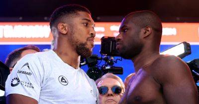 Boxing scoring system explained ahead of Anthony Joshua vs Daniel Dubois bout - and it isn't how most people think