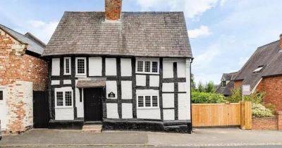 The wonky Cheshire cottage in 'secret' village that looks like it should be in a Harry Potter film