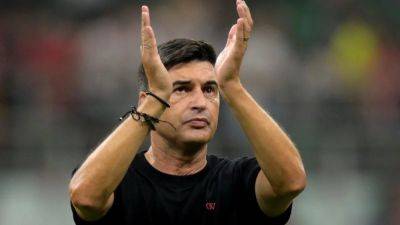 Milan's Fonseca confident despite pressure ahead of Inter derby